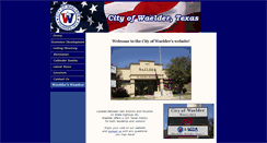 Desktop Screenshot of cityofwaelder.org